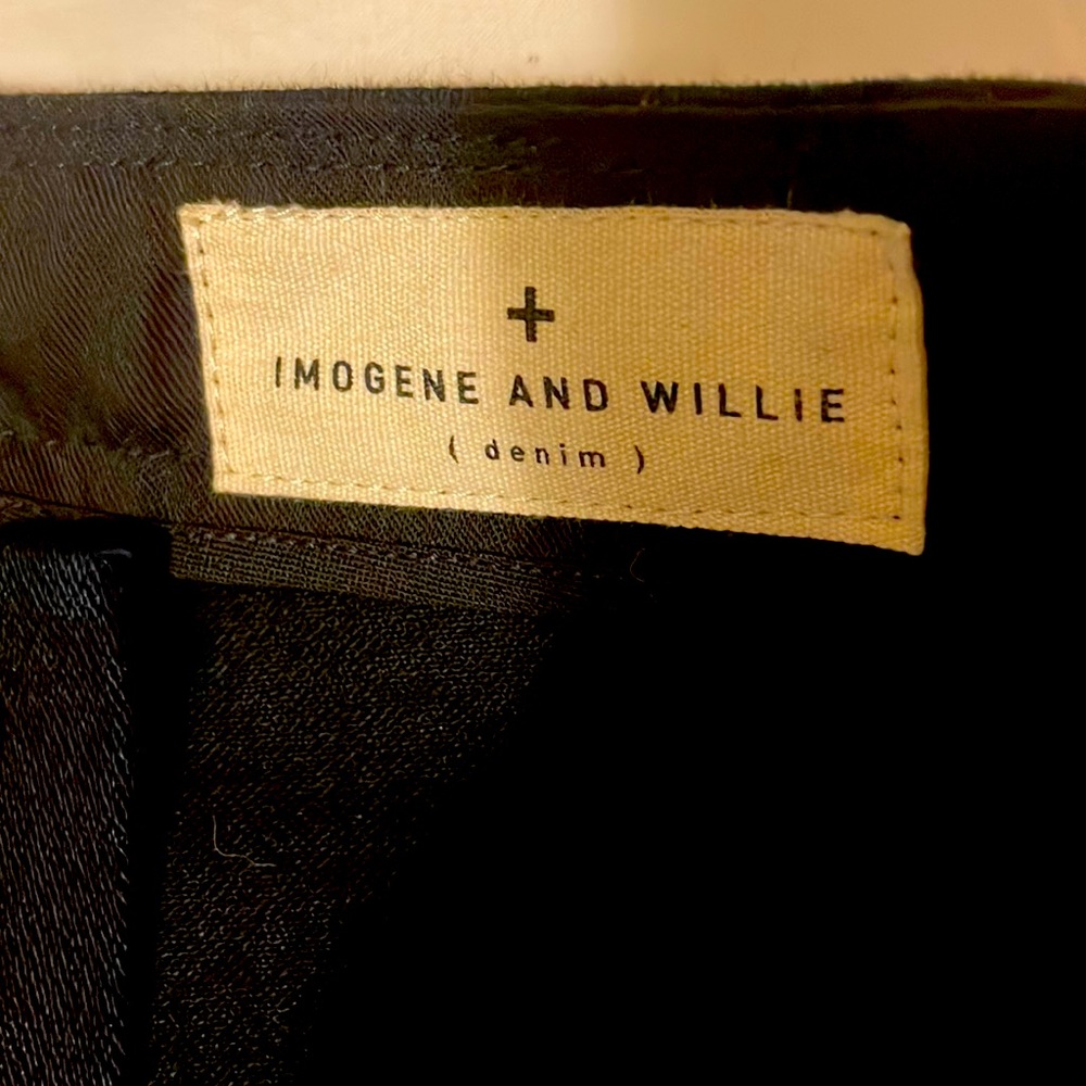 Imogene & Willie brand men’s Hencye work pants in black indigo